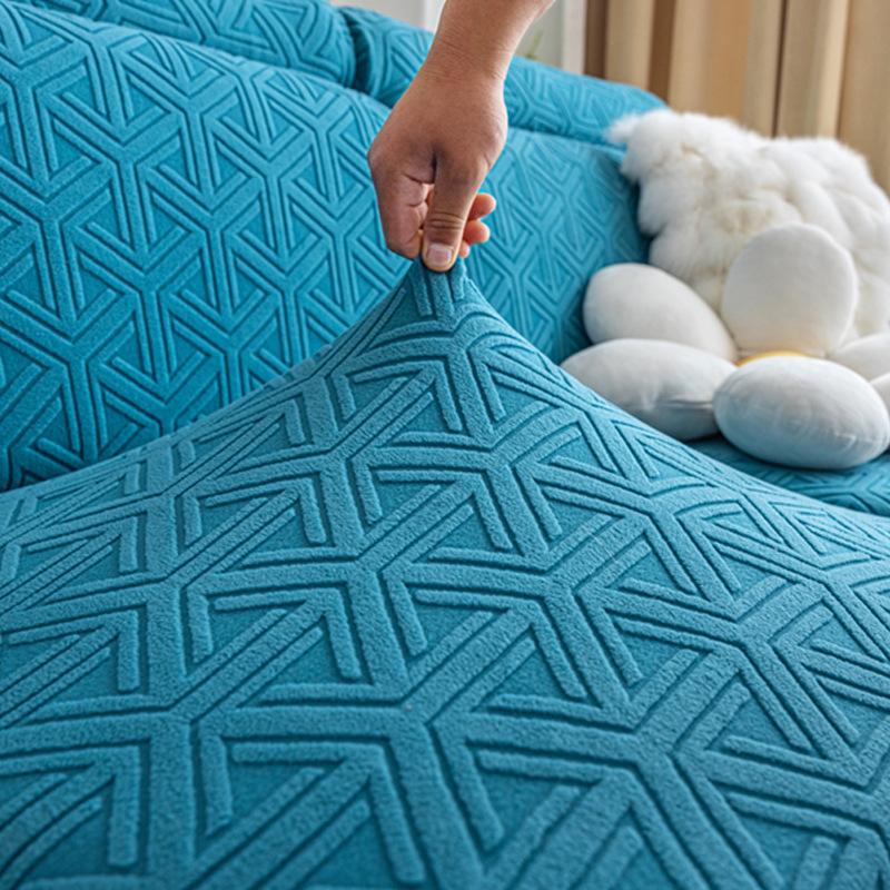 Elastic Sofa Cover Cushion Cover Sofa Hat Solid Color Sofa Cover All-inclusive Four Seasons Universal Cover Sofa Cushion Cover