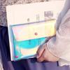 4Pcs Transparent Cosmetic Bag Women Makeup Storage Clear Organizer Wash Travel Portable Toiletry Multifunction Purse Pouch Bag