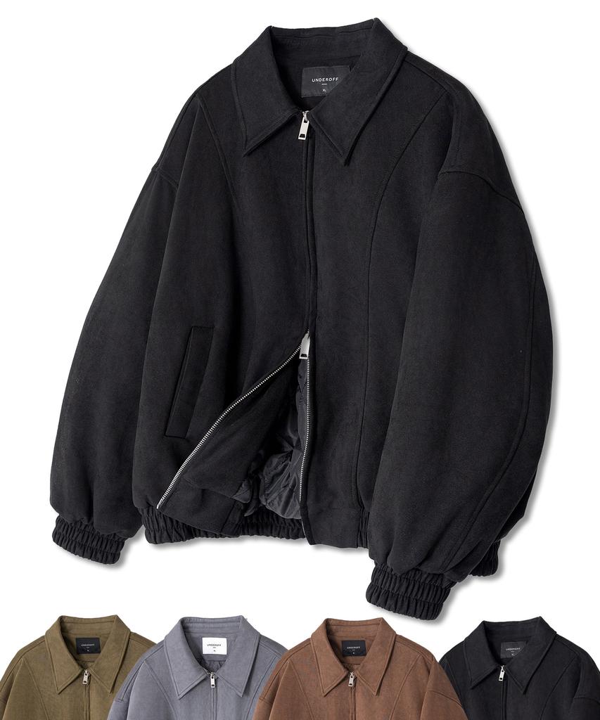 Underoff Suede Padded Blouson Jacket 4 Colors