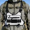 Breathable Running Waist Pack with Hook Attachments And Zippered Pockets For Secure Storage Unisex Workout Chest Bag