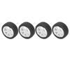 4 Pcs RC Car Tires Rubber Plastic Universal RC Car Wheel for Tamiya TT01 TT02 XV01 XV02 110 Remote