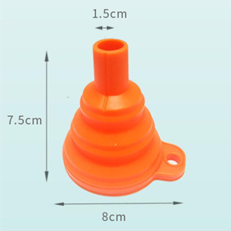 Car Long Pipe Refueling Funnel Telescopic Auto Detachable Hose Extension Filling Tools Car Motorcycle Engine Gasoline Oil Funnel