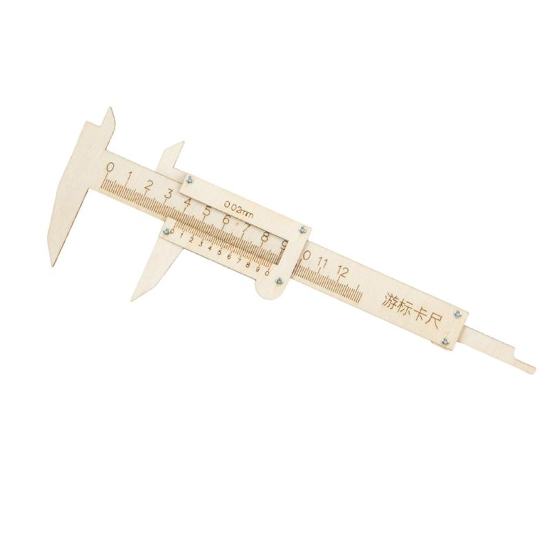 

Wood Vernier Caliper Model Assemble Toy with Screwdriver Screws Children Hands on Science Educational Toy for Kids 8-12+ 1