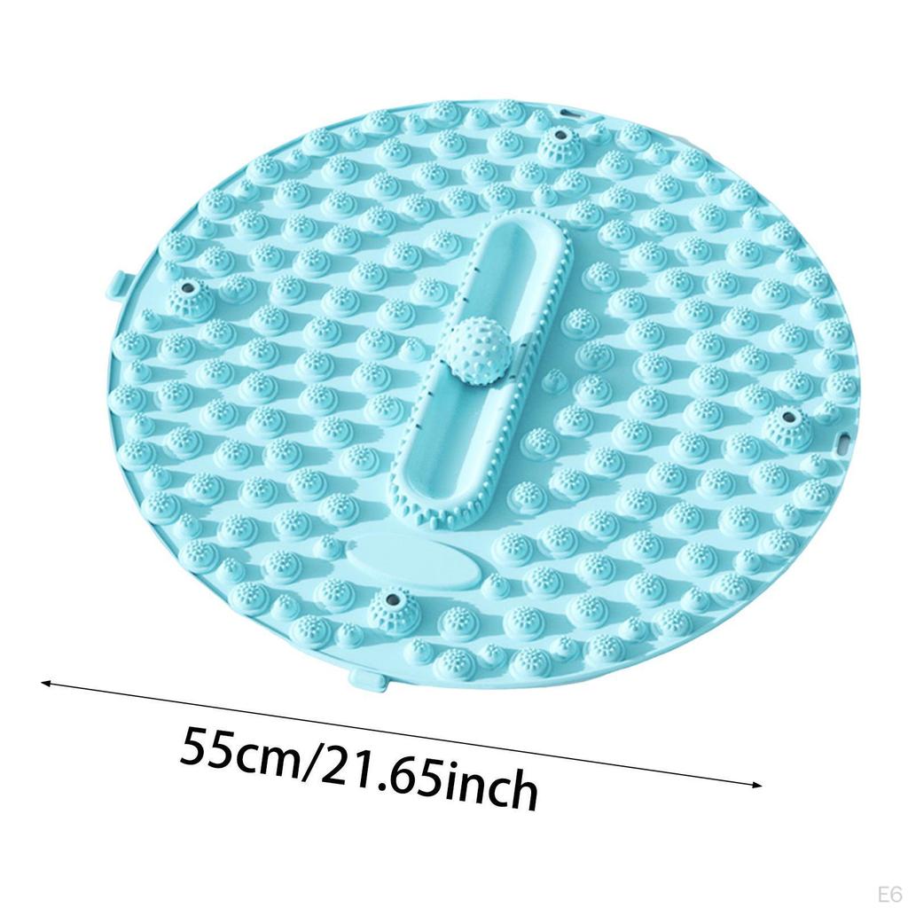 Fußmassagekissen Akupressurmatte 21,65 Zoll Durchmesser Bequem Vielseitig Rundes Massagegerät Stehend