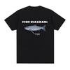 Funny Fish Diagram Meme Graphic T Shirt Men Women Retro High Quality Fashion T-shirts Tops Casual 100% Cotton Oversized T-shirt