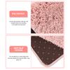 Bathroom Rug Soft Absorbent Bath Mat Non-Slip Bottom Easy Clean Floor Pad for Tub Shower Home Use Soft Bath Rug