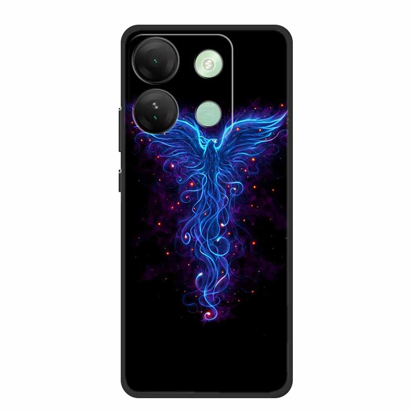 For Infinix Smart 7 HD Plus Case Black Silicone Soft Back Cover Case For Infinix Smart 7 Plus HD Phone Case Smart7 HD 7Plus Capa