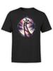 Unisex Tshirts Space Giraffe Tshirt 100 Cotton