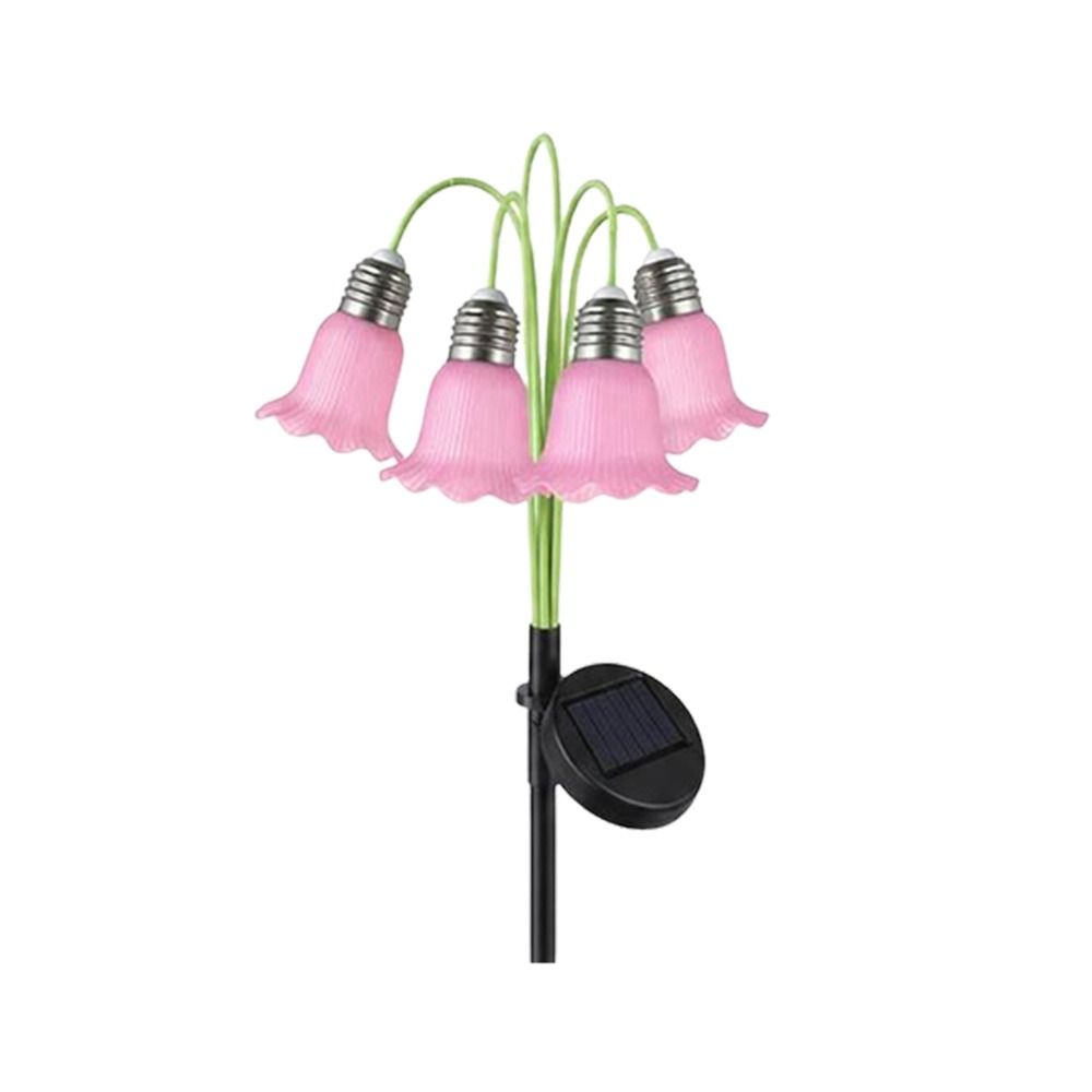 Waterproof Lawn Decoration Light Solar Powered Flower Landscape Light Yard Patio