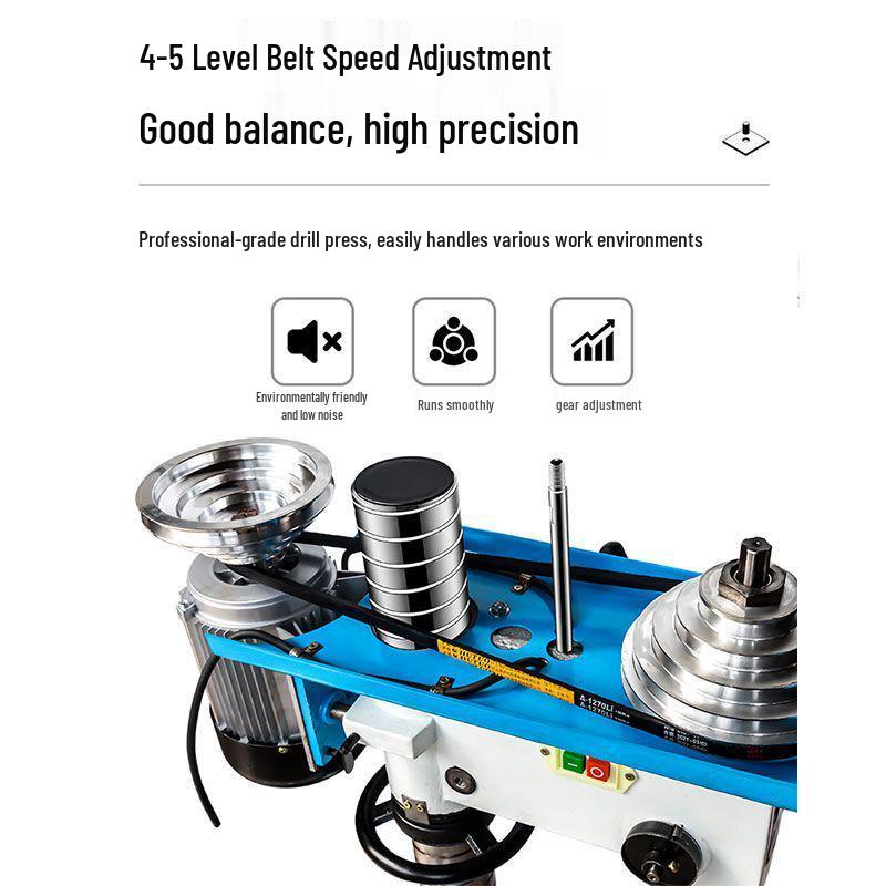 High-Power 220V Mini Bench Drill: Industrial-Grade, Multi-Functional, and High-Precision