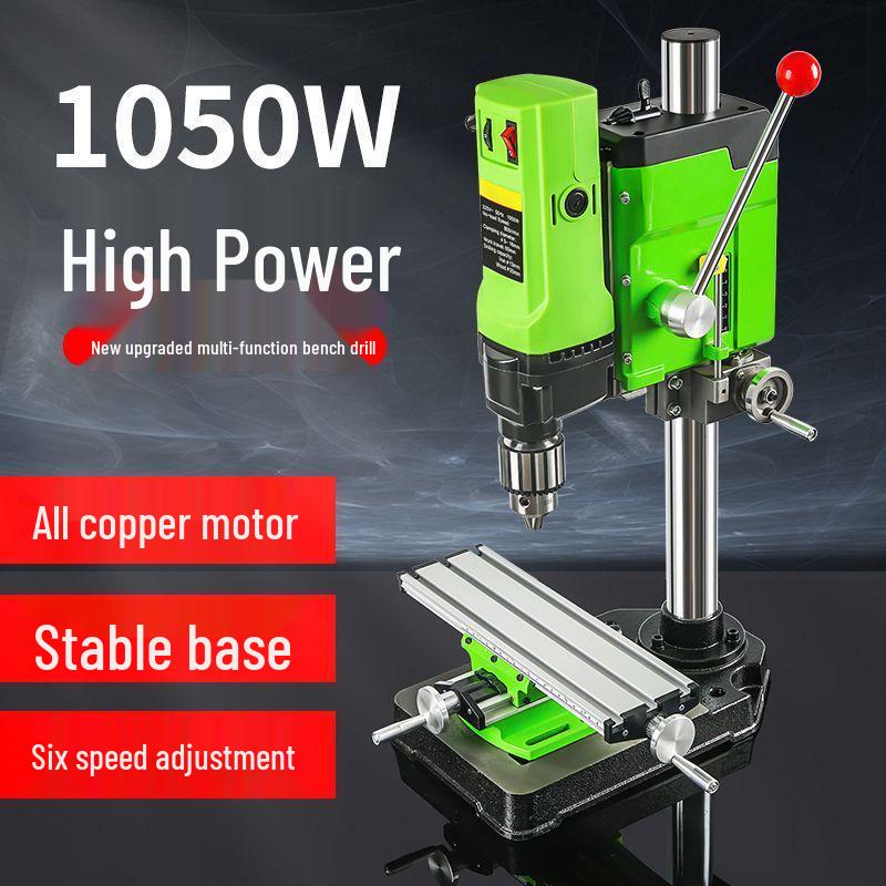 High Precision Mini 220V Bench Drill: Industrial Grade Multifunctional Drill Press for Household Use
