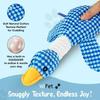 Creative Fun Duck Shape Dog Toy Interactive Teeth Cleaning Puppy Molar Chew Toy Durable Soft Dog Toys Cat