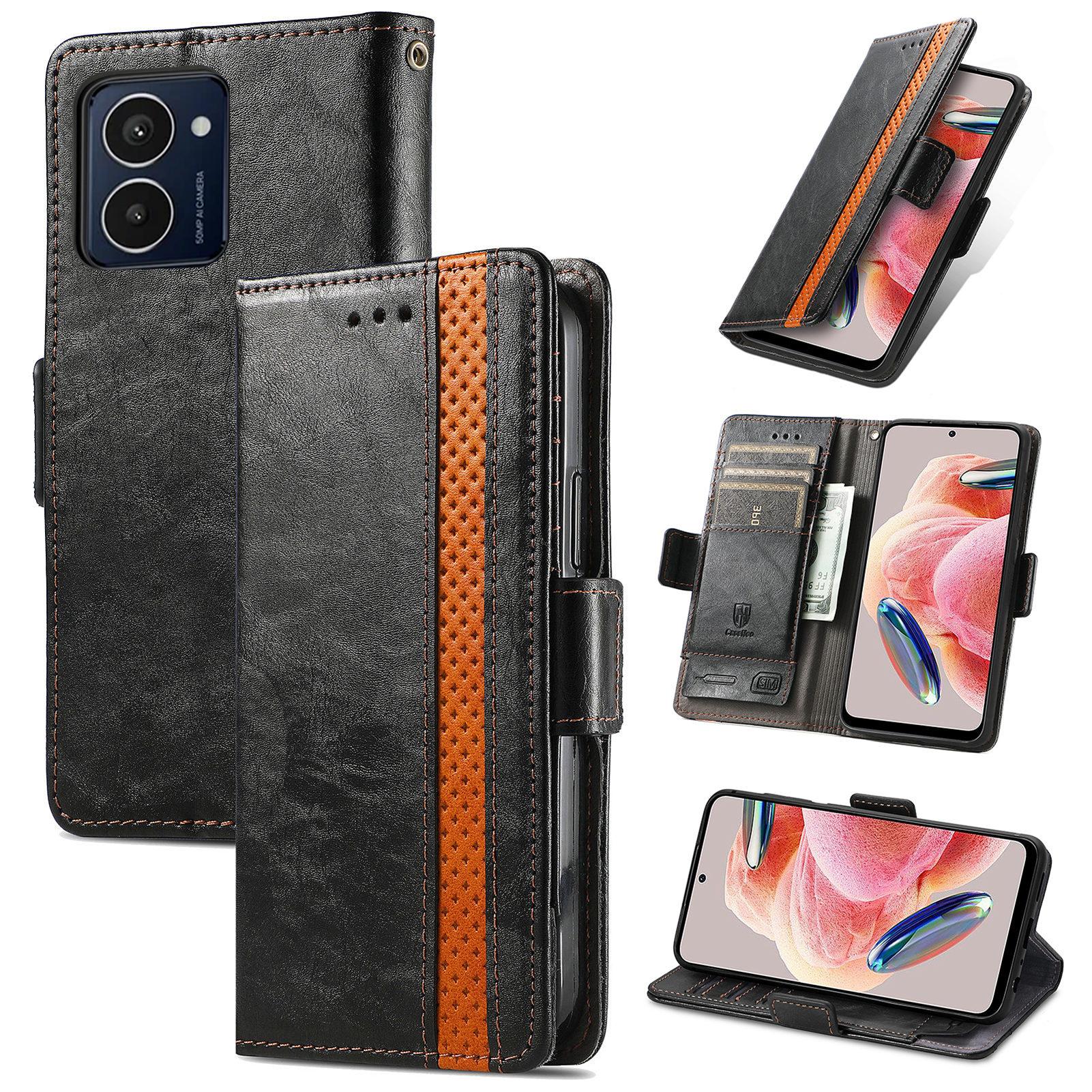 

For HMD Pulse Pro Phone Cases CASENEO PU Leather Cover Stand with RFID Blocking Wallet A