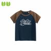 27Kids Children's Clothing Kidsren's Short-Sleeved T-Shirt Summer Boys' Korean Style Letter Tops Baby Raglan Sleeve Pure Cotton Clothes