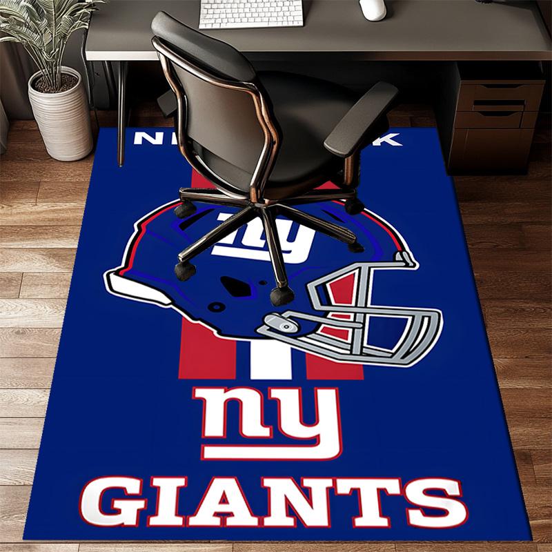 New York Logo Rug Game Carpet, Floor Mat for Bedroom Living Room Entryway Rug, Home Decor Idea Gift for Christmas Birthday