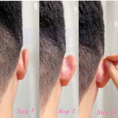 Yousheng 30Pcs/Set Ear Stickers Soft Correct Shape Breathable Elf Veneer Ears Correction Vertical Stand Stickers for Female