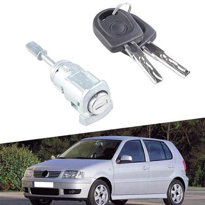 604837167 Front Left Car Key Door Lock Cylinder with 2keys For VW Golf