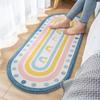 Bedside Carpet Thickened Floor Mat Long Anti Slip Foot Mat Absorbent and Anti Slip