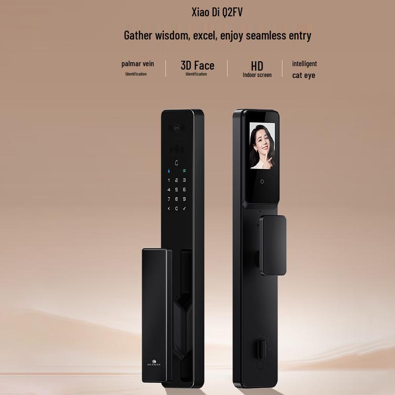 DESMAN Q2FV Smart Door Lock with 3D Face & Palm Vein Recognition