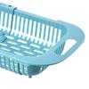Telescopic Draining Basket Multipurpose Thickened Large Capacity Space Saving Fruits Vegetables Drain Basket for Home