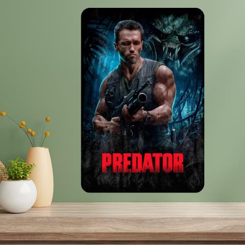 Predator Classic Movie Metal Poster Sign 20x30cm(7.8x11.8inch)
