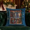 Christmas Throw Pillow Covers Pattern Cushion Cover Suitable for Sofa Bedroom Car Pillow Cover