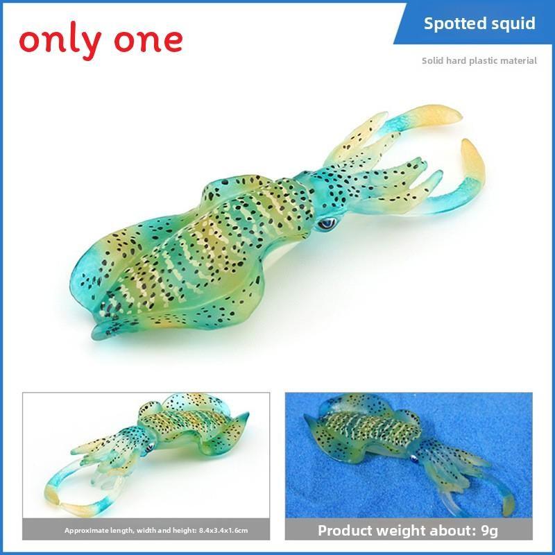 Sea Creature Sea Slug Squid Pvc Model Ornament For Aquarium Office Decoration