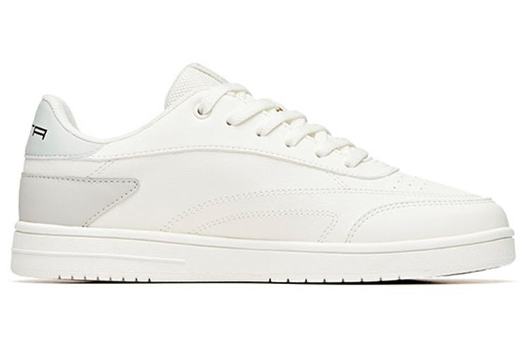Anta Cushioning Slip Resistant Low Top Skateboard Shoes Women's White