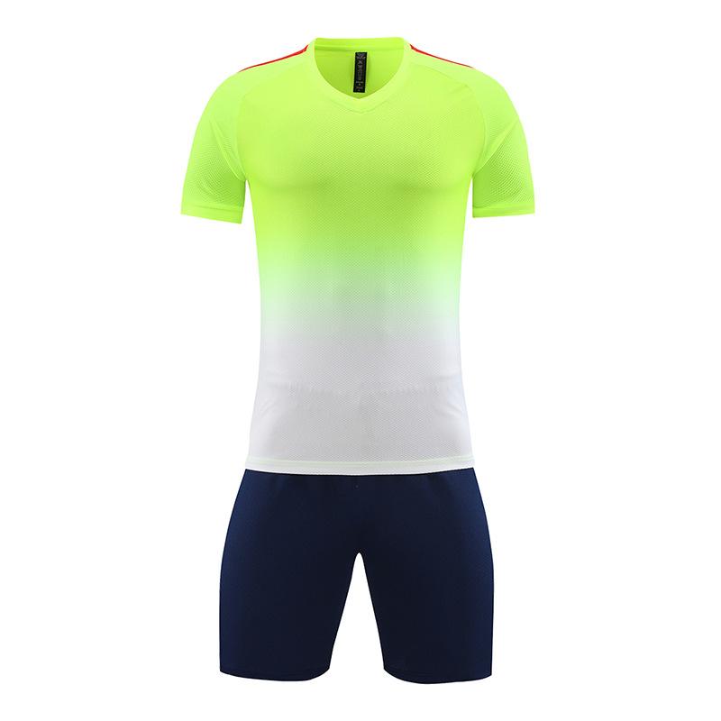 Summer Short-sleeved Football Suit Men's and Women's Sports Training Suit