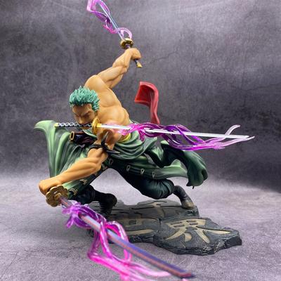 18cm One Piece Figure Roronoa Zoro Anime Statue Collectible Figurines Pvc Model Toys Christmas Gift for Kids