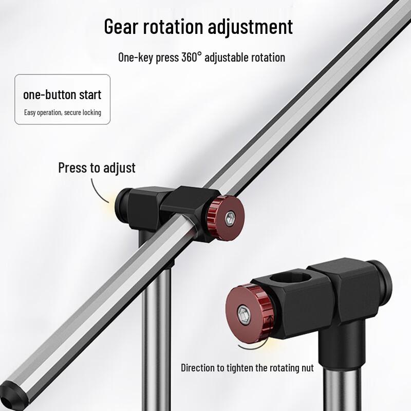 OEING 2.0m Double-Layer Fishing Umbrella with Cane Handle