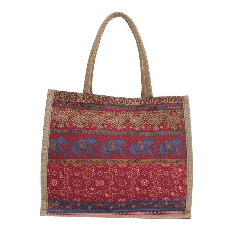 Cotton Linen Tote Bag For Women With Street Style Canvas Handbag For Daily Use