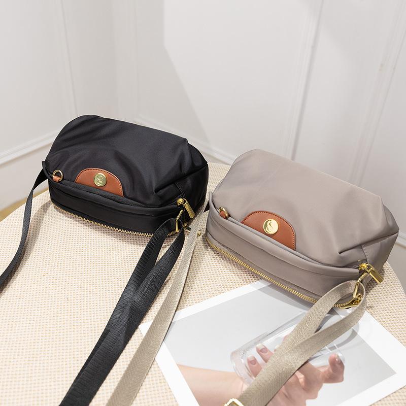 New Summer Oxford Cloth Women's Bag Simple and Easy To Match Commuter Bag Large Capacity One Shoulder Crossbody Nylon Canvas Bag