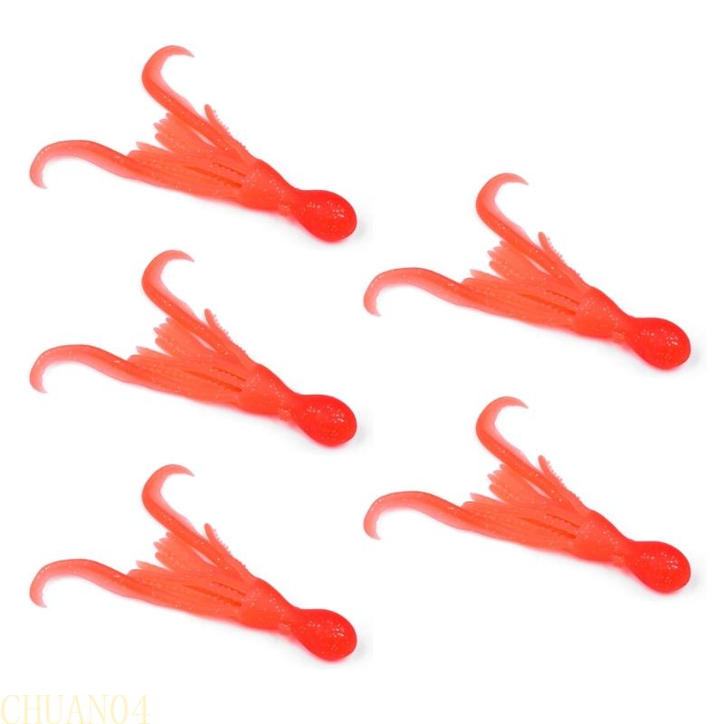 A1A2 Squid Jig Soft Baits Silicone Artificial Baits Swimbaits Fishing Accessories