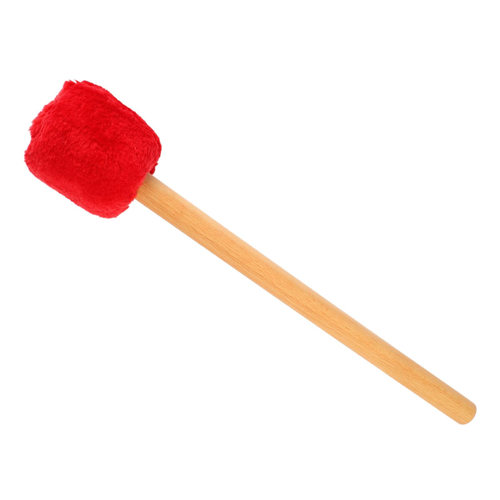 

Барабанный молоток, голень из мягкого фетра с длинной ручкой для ксилофона, литавры красный