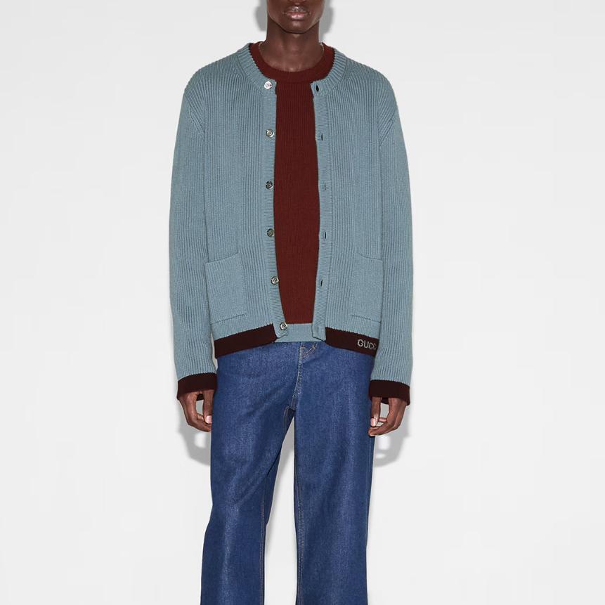 Gucci Button Up Knit Cardigan 811243-XKEGS-4589