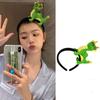 Lovely Zodiac Dragon Hair Hoop Dragon Year Headpiece Handmade Fluffy Cartoon Headband