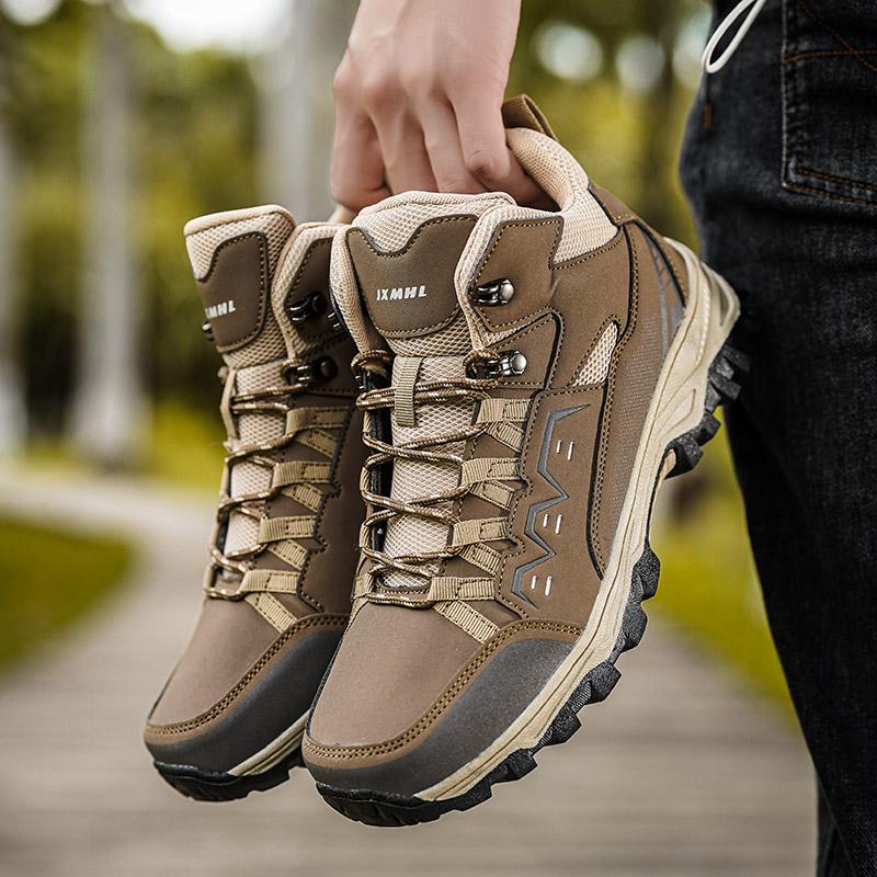 Atmungsaktive Wanderschuhe Herren Damen Outdoor Sportschuhe Verschleißfeste Trekking Kletterschuhe Kollisionsschutz