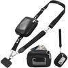 Verstellbares Handy-Lanyard, Crossbody-Gurt, 360° drehbare Befestigungslaschen, Clip-and-Go-Gurt für Handy mit Geldbörse, Crossbody