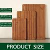 3pcs Bamboo Cutting Board Set Wooden Thick Multipurpose Chopping Boards for Meat Vegetables Fruits Ldeal for Christmas