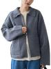 Cohen Collared Double-Zip Knit Jacket 76376000009 1900 DK.GRAY(19) FREE