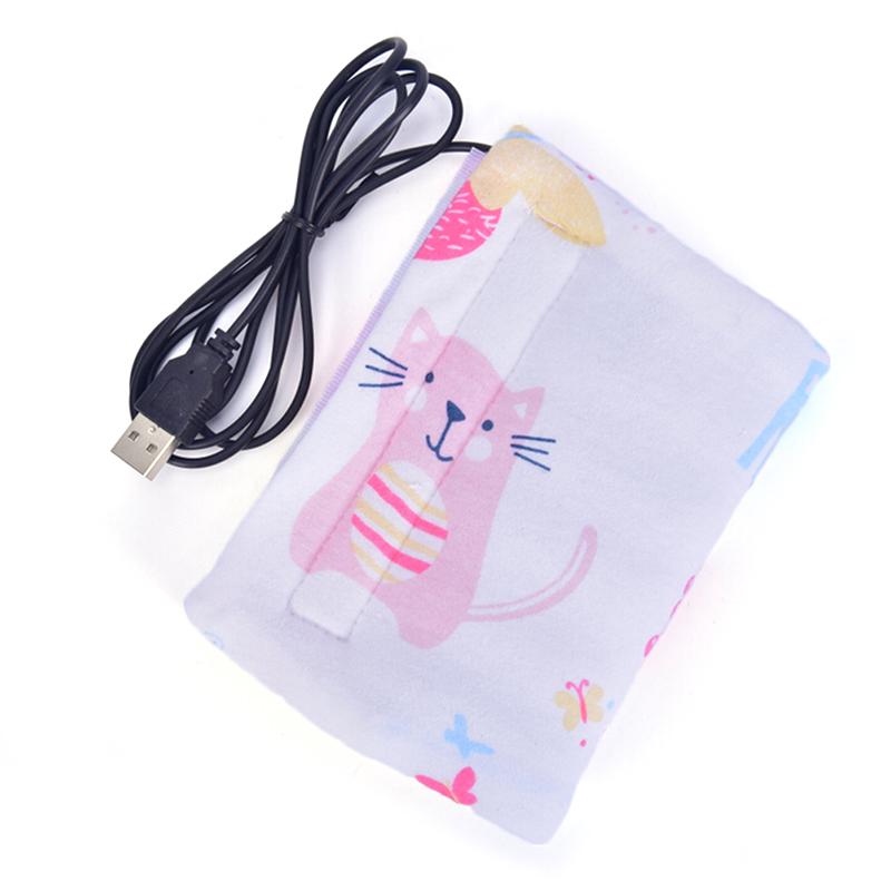 Tragbare Flasche Wärmer Heizung Reise Baby Kinder Milch Wasser Usb Abdeckung Tasche Weichen