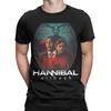 Mads Mikkelsen Herren T-Shirts Hannibal Mode T-Shirt Kurzarm Rundhals T-Shirt Baumwolle Übergröße Kleidung