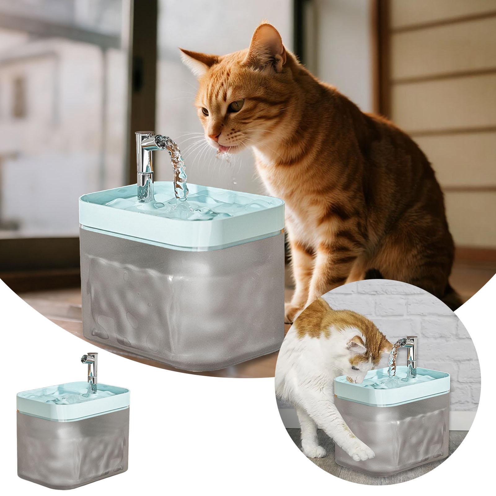 Dispenser Silent Water With Pet Automatic Circulation Filter For With Bird Dog Filter Dog Ground Fast Shipping (as the picture,One Size)