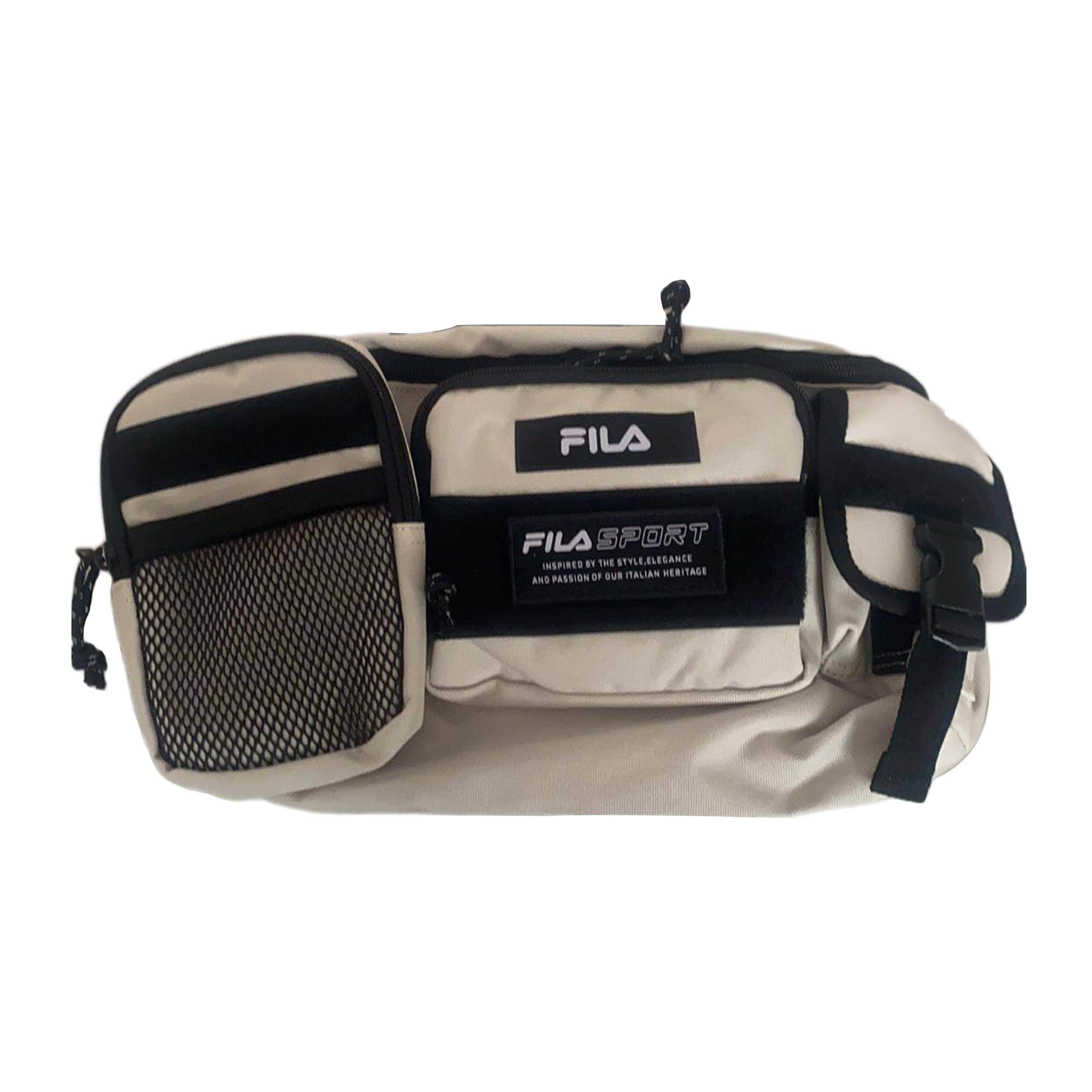 FILA Casual Zipper Closure Polyester Shoulder Bag Crossbody Waist Bag Unisex bags Khaki FS3BCC5006X Khaki
