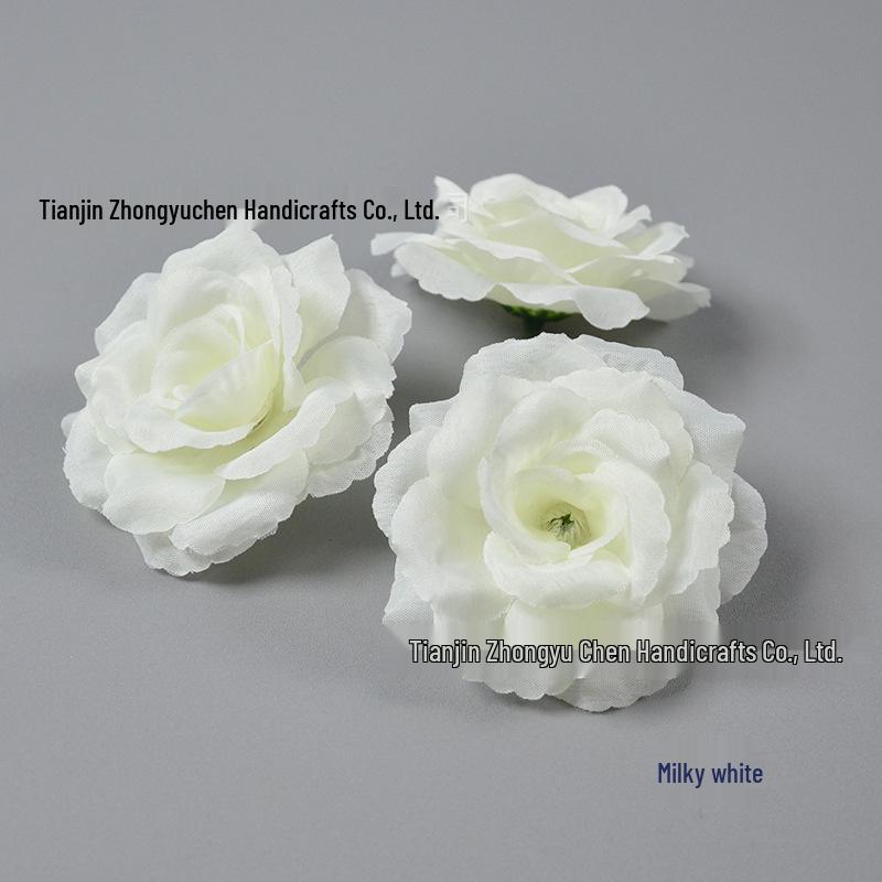 

8CM Silk Rose Flowers for Wall, Box Projects, Scenery, Weddings, Flower Balls, and Ceiling Decor