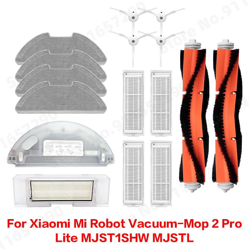 For Xiaomi Mi Robot Vacuum-Mop 2 Pro/Lite MJST1SHW MJSTL Side Main Brush Water Tank Dust box Mop Cloth HEPA Filter Accessories