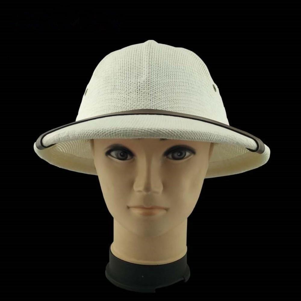 Big Size Hard Straw Hat Straw Material Jazz Bucket Hat New Fedora Sun Hat  Garden