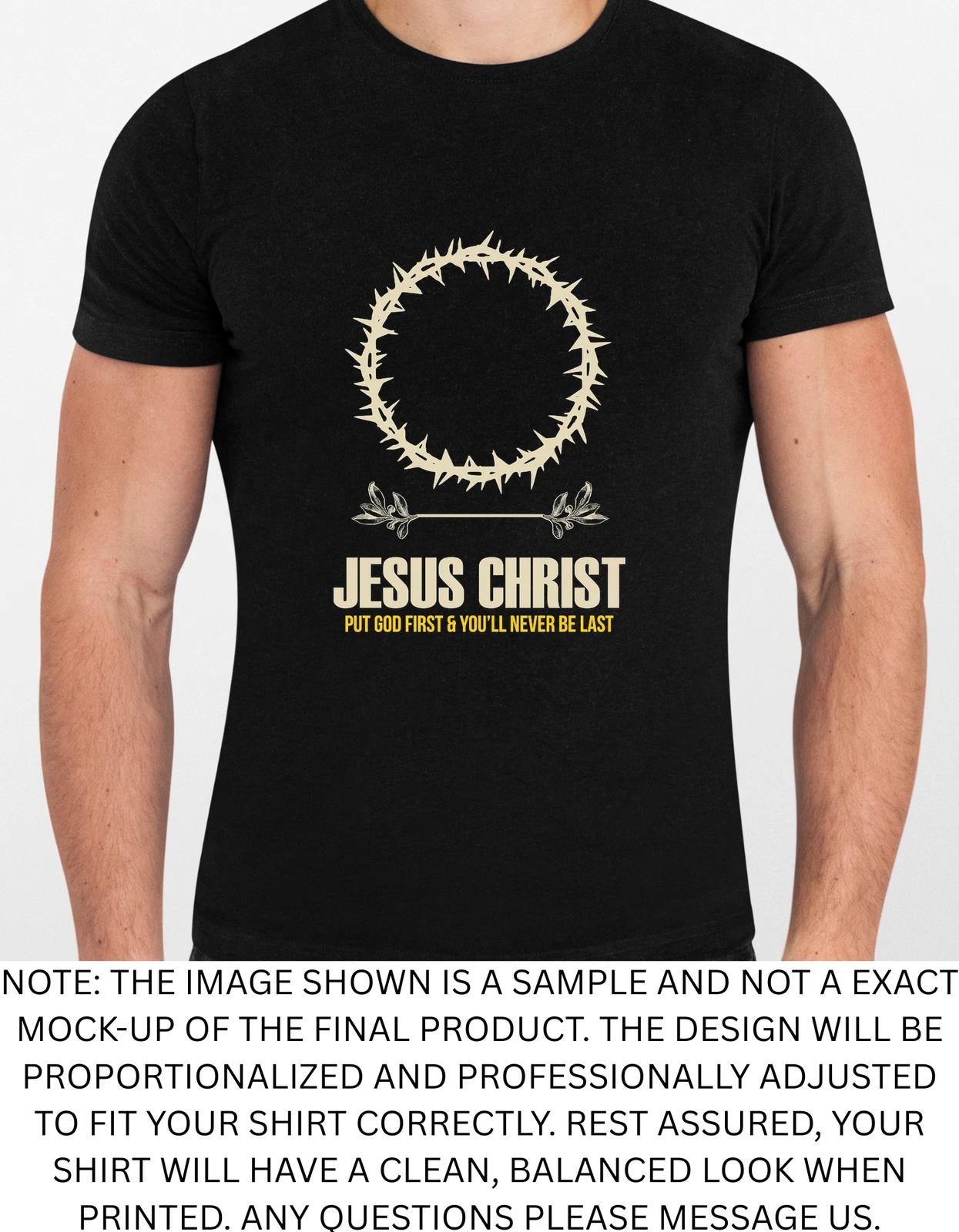 Men s and Women s T-shirts Jesus Christ Religious God Jesus Graphic M