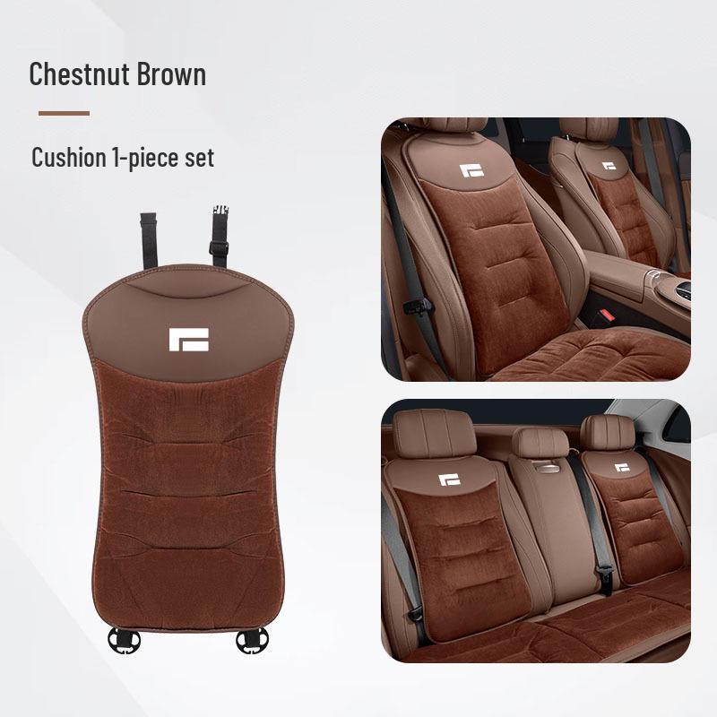 Ji Shi 01 Car Autumn/Winter Flannel Seat Cushion for Warmth and Protection